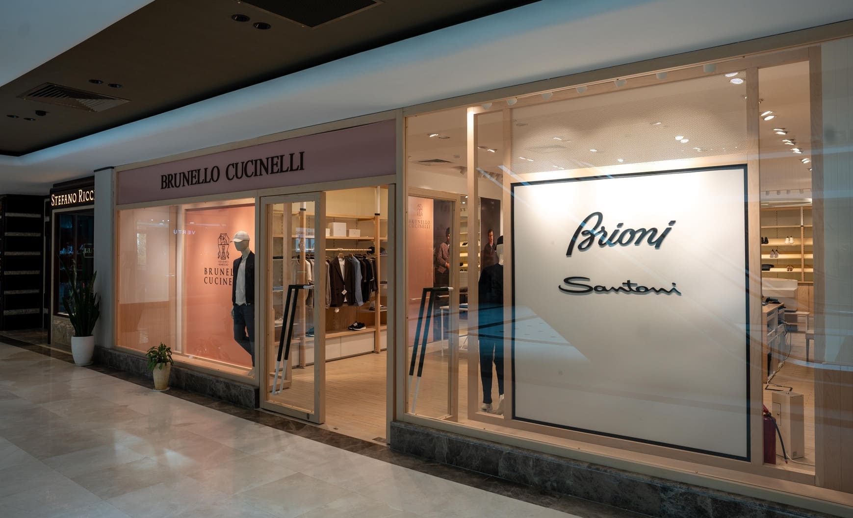 Brioni and Brunello Cucinelli